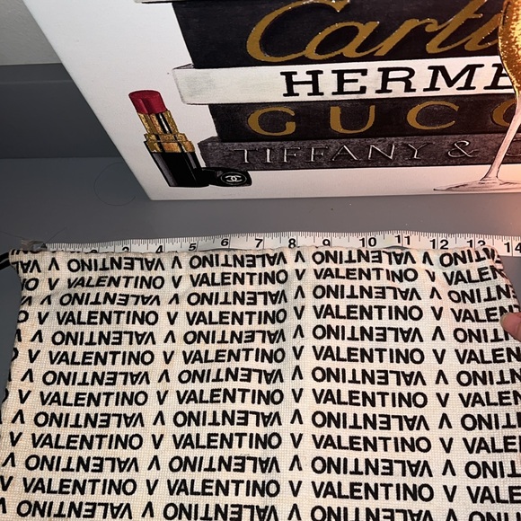 Valentino Black and Tan Drawstring Dustbag - Picture 6 of 7